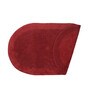 Red Solid Cotton 31x20 Inches AntiSkid Bath Mat