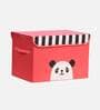 Tomato Fabric Kids Large Storage Box in Red Colour