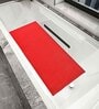 Red Solid PVC 2 ft x 10 ft Antiskid Bath Tub Cum Floor Runner