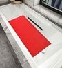 Red Solid PVC 2 ft x 5 ft Antiskid Bath Tub Cum Floor Runner
