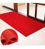 Red Solid PVC 2 ft x 5 ft Antiskid Bath Tub Cum Floor Runner