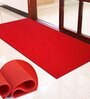 Red Solid PVC 2 ft x 8 ft Antiskid Bath Tub Cum Floor Runner