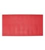 Red Solid PVC 48x24 Inches Antiskid Bath Mat