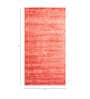 Red Solid Viscose 5 ft X 8 ft Hand Woven Rectangle Carpet