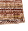 Red Solid Wool and Viscose 6 ft X 9 ft Hand Woven Carpet