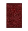 Red Solids Polyester 4ft x 6ft Shaggy Carpet