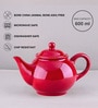 Red Stoneware Tea Pot