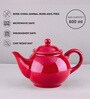 Red Stoneware Tea Pot