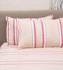 Cotton 200 TC Double Bed Cover with 2 Pillow Covers