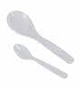 Sunflower 40 Pcs White & Red Melamine Dinnerware Set