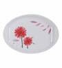 Sunflower 40 Pcs White & Red Melamine Dinnerware Set
