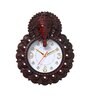 Red Synthetic Plastic Wall Clock