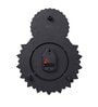 Red Synthetic Plastic Wall Clock
