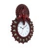 Red Synthetic Plastic Wall Clock