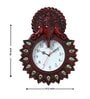 Red Synthetic Plastic Wall Clock