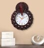Red Synthetic Plastic Wall Clock