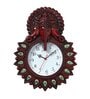Red Synthetic Plastic Wall Clock