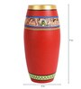 Red Table Terracotta Vase