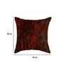 Red Traditional Fabric 16 x 16 Inches Cushion Cover