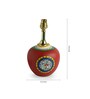 Red Terracotta Handpainted Warli Matki Table Lamp