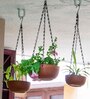 Red Terracotta Hanging Planter Set Of 6