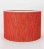 Harmony Red Cotton Fabric Solid Lampshade
