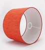Harmony Red Cotton Fabric Solid Lampshade