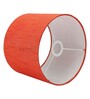 Admiration Red Cotton Fabric Solid Lampshade