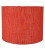 Admiration Red Cotton Fabric Solid Lampshade