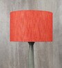 Harmony Red Cotton Fabric Solid Lampshade