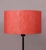 Troika Red Cotton Fabric Solid Lampshade