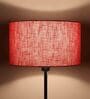 Troika Red Cotton Fabric Solid Lampshade