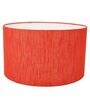 Troika Red Cotton Fabric Solid Lampshade