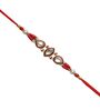 Red Thread & Plastic Rakhi Set