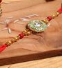 Red Thread & Plastic Rakhi Set