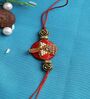 Red Thread & Plastic Rakhi Set