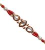 Red Thread & Plastic Rakhi Set