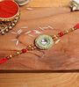 Red Thread & Plastic Rakhi Set