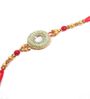 Red Thread & Plastic Rakhi Set