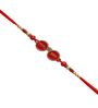 Red Thread & Plastic Rakhi Set