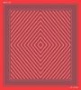 Red Geometric 120 TC 100% Cotton Queen Bedsheet With 2 Pillow Covers