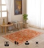 Red Traditional Hand Woven 5 Ft X 3 Ft  Dhurrie