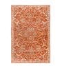 Red Traditional Hand Woven 6 Ft X 4 Ft  Dhurrie