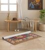 Red Traditional Hand Woven 6 Ft X 4 Ft  Dhurrie