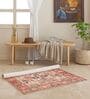Red Traditional Hand Woven 6 Ft X 4 Ft  Dhurrie