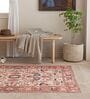Red Traditional Hand Woven 6 Ft X 4 Ft  Dhurrie