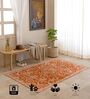Red Traditional Hand Woven 6 Ft X 4 Ft  Dhurrie