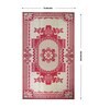 Red Traditional Polyproylene 6 ft x 9 ft Machine Made Picnic  Mats
