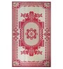 Red Traditional Polyproylene 6 ft x 9 ft Machine Made Picnic  Mats