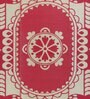 Red Traditional Polyproylene 6 ft x 9 ft Machine Made Picnic  Mats